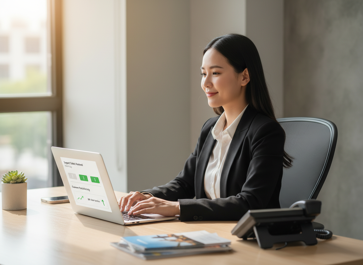 Modern security features illustration showing biometric authentication, encryption, and secure login protecting customer travel data and payment information