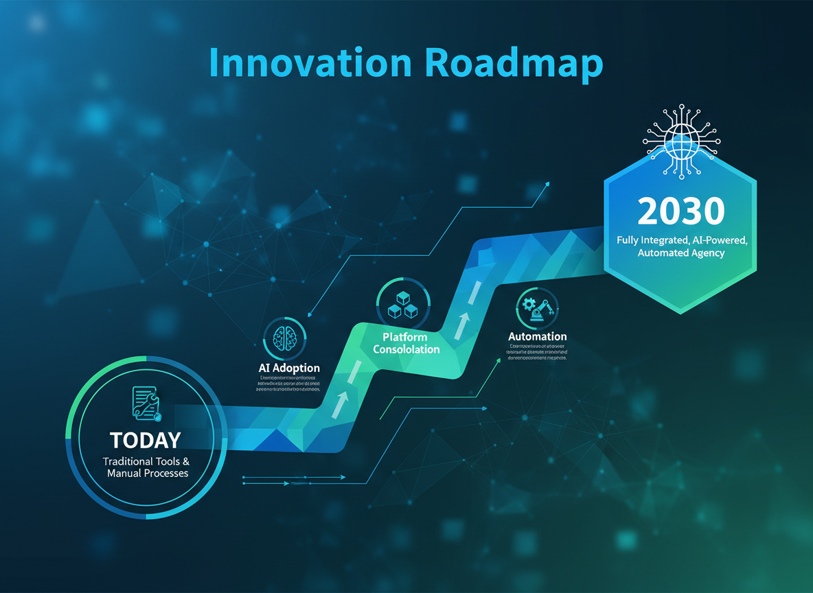 Travel agent demonstrating augmented reality hotel room preview to a customer, showing how AR technology brings destinations to life before booking